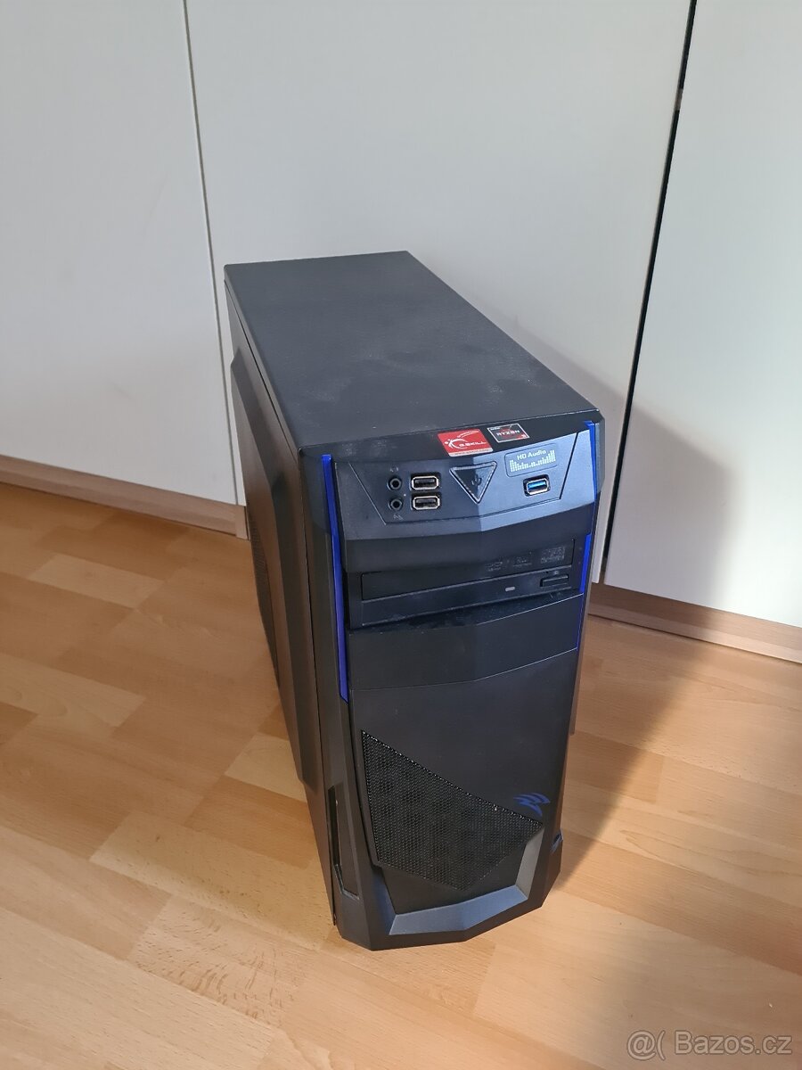 Herní PC Ryzen 5 1600 / GTX 1650 / 16GB RAM / 500GB M.2 SSD