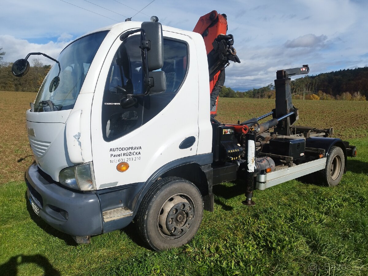Avia D120-185 kontejnerová s hydraulickou rukou