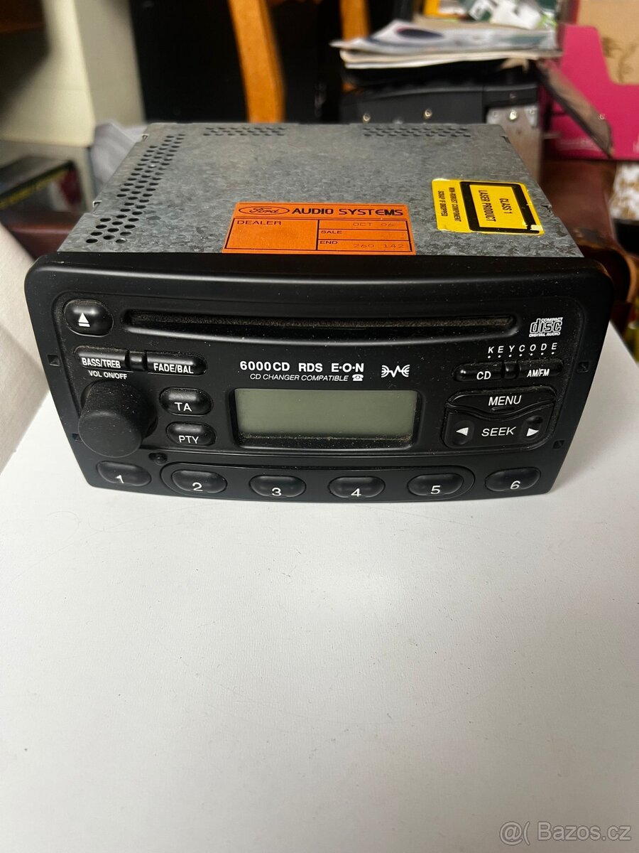 Autorádio Ford 6000 CD RDS EON