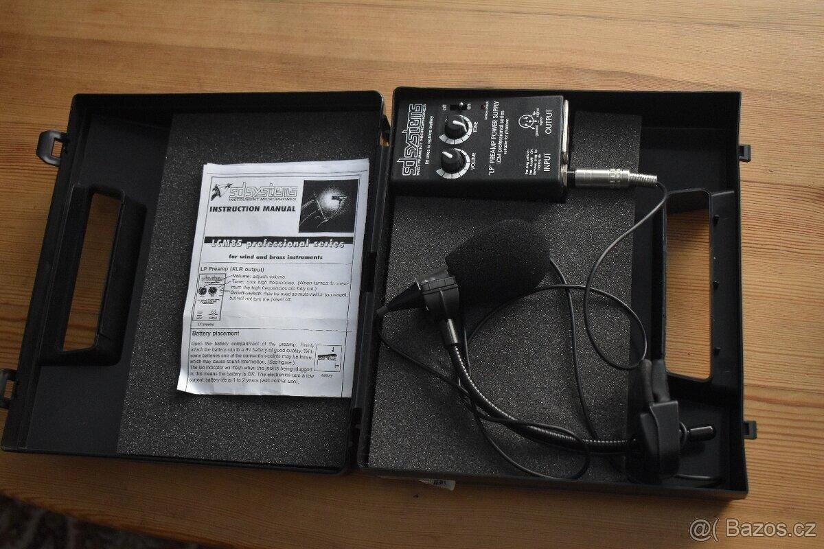 SD Systems LCM 85 klipsnový mikrofon pro saxofon