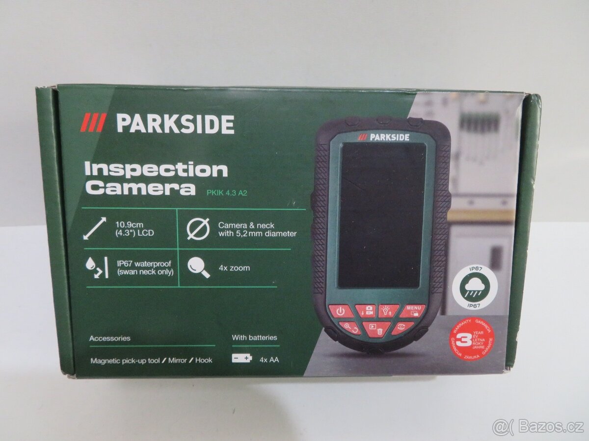 Nová endoskopická kamera Parkside PKIK 4.3 A2