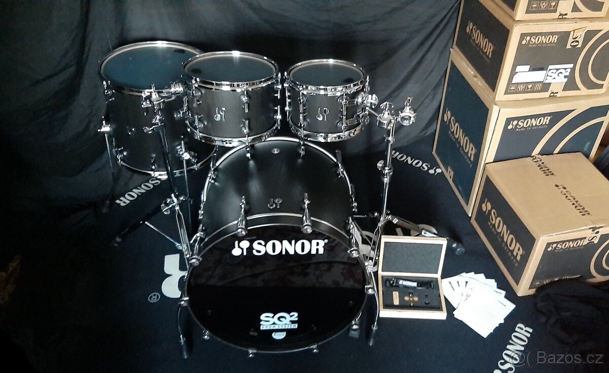 Prodám nové bicí Sonor SQ2, Vintage Onyx