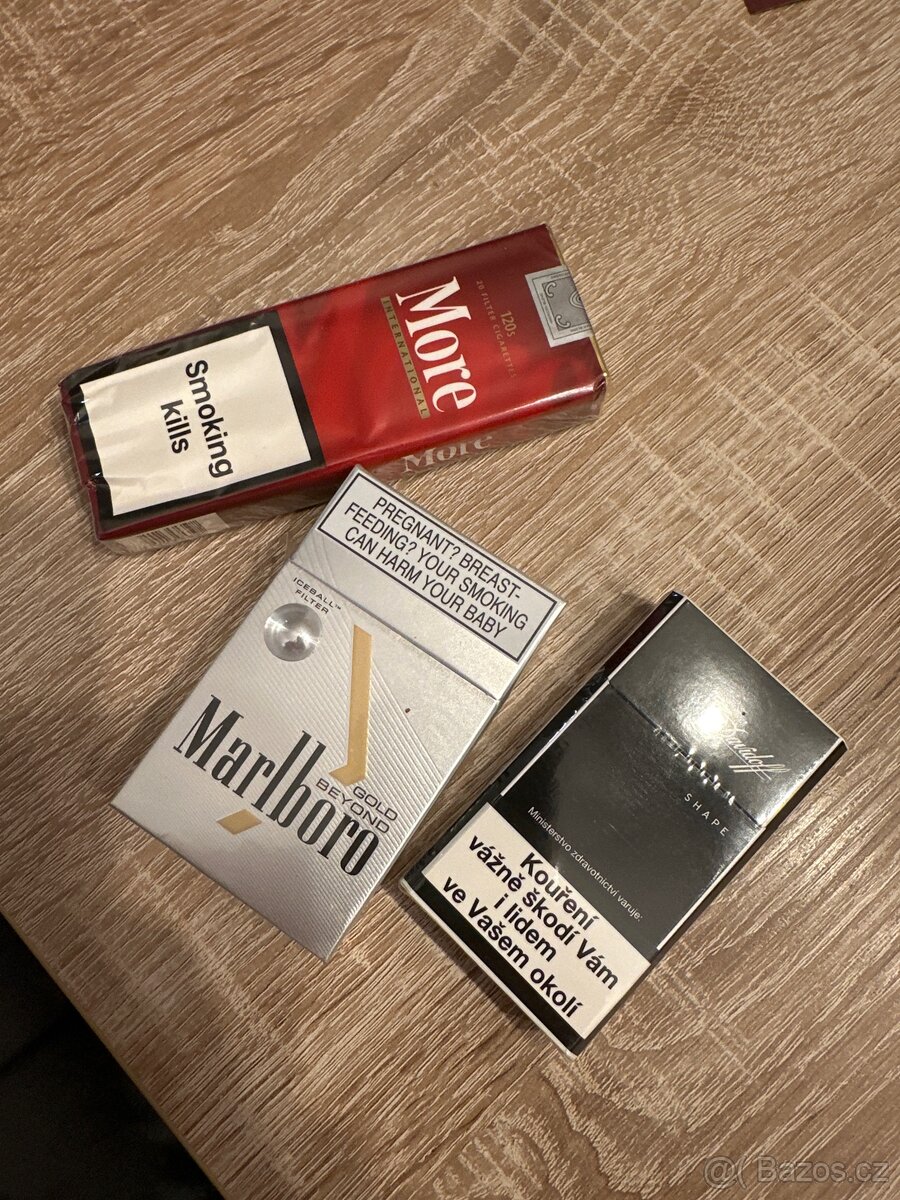 Cigarety marlboro more davidoff