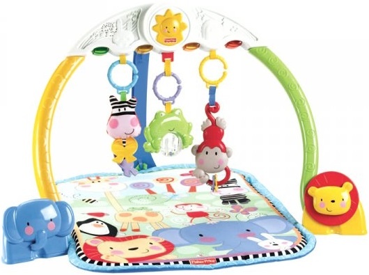 Fisher Price Hrací deka se skládací světelnou hrazdou