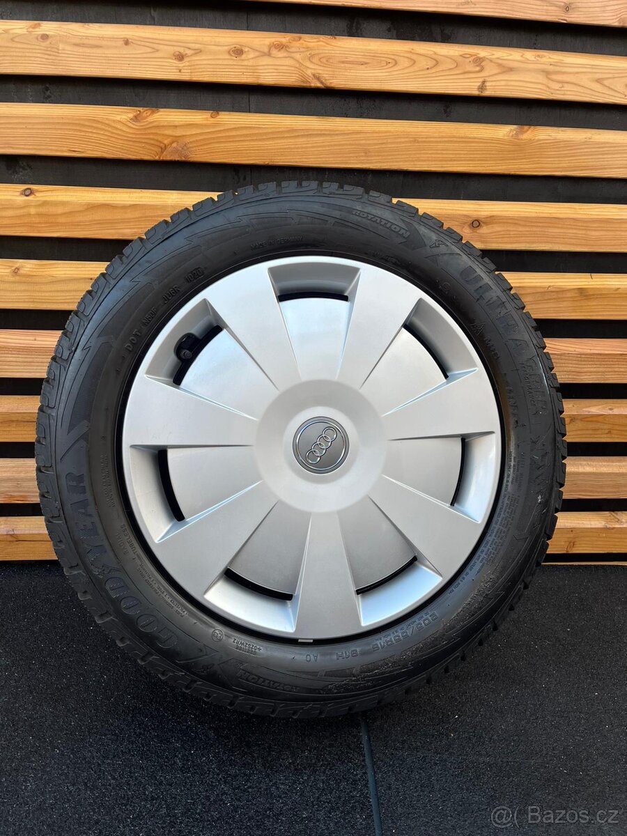 Originální kola Audi A3 5x112 top pneumatiky a stav❄️