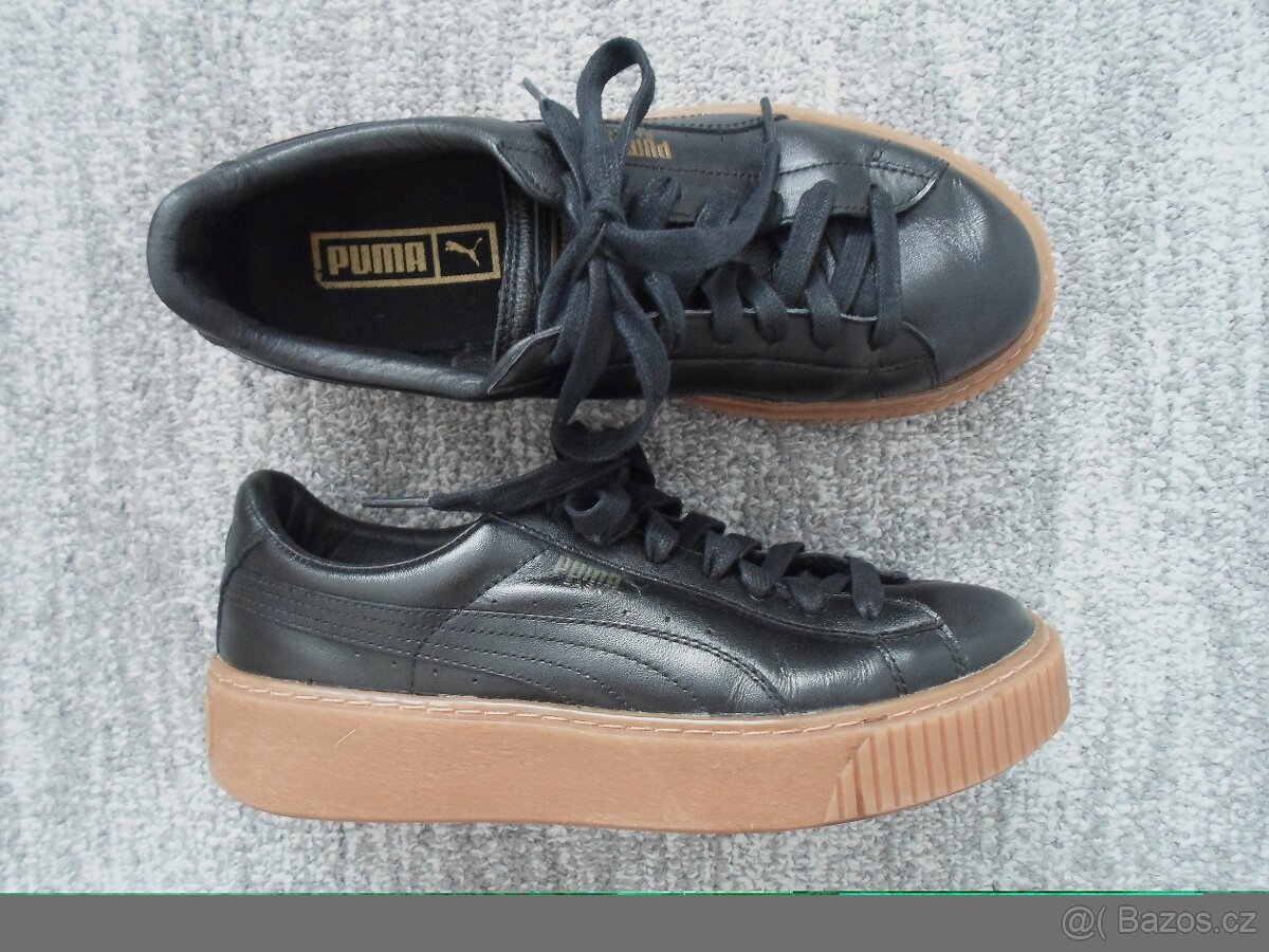 Černé boty tenisky botasky Puma - 39