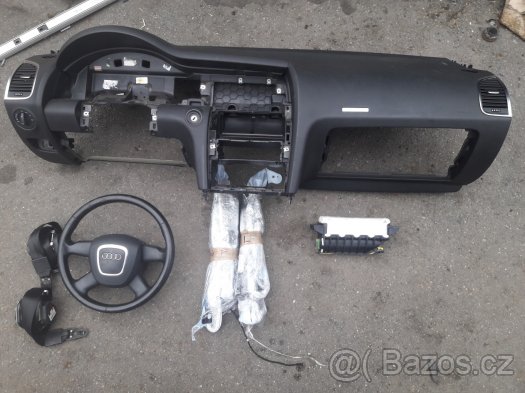 airbagova sada audi q7 airbag volantu palubka pásy pás