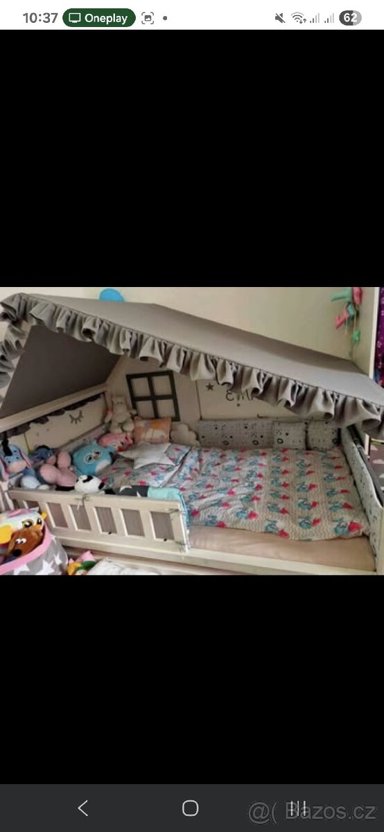 Domečková postel 120x200