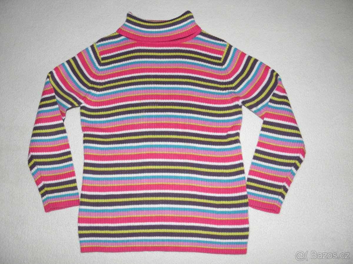 teplé tričko s roláčkem zn. George vel.104 + teplé pyžamo