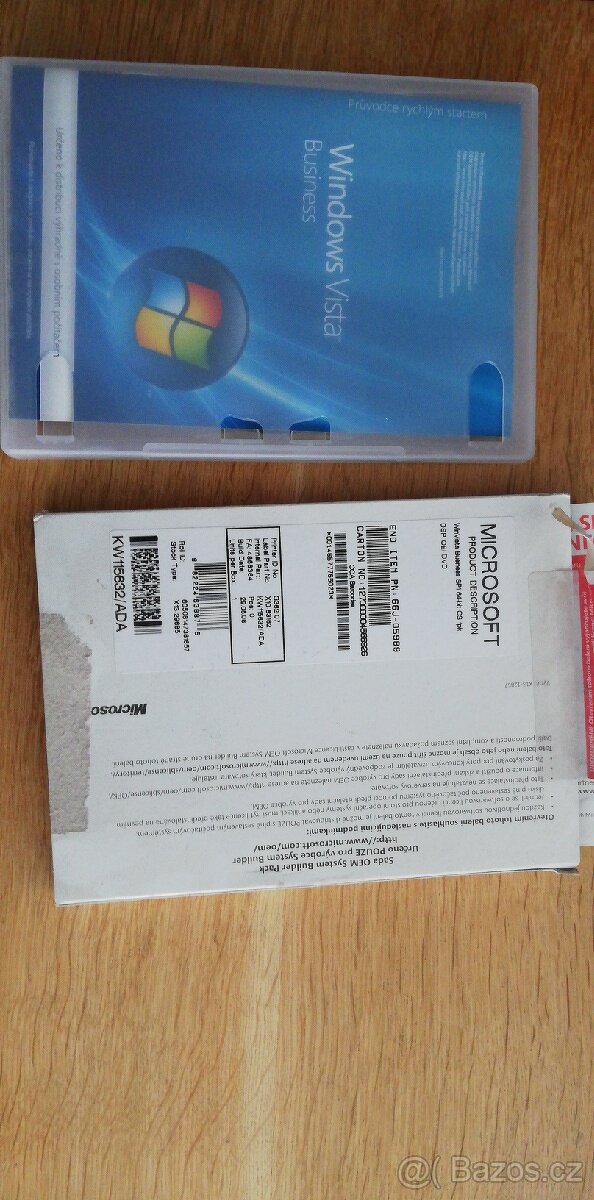 Prodám originální DVD Windows Vista Business