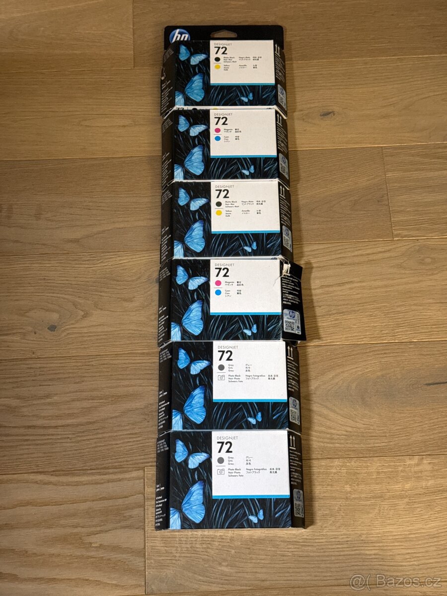 HP 72 tonery
