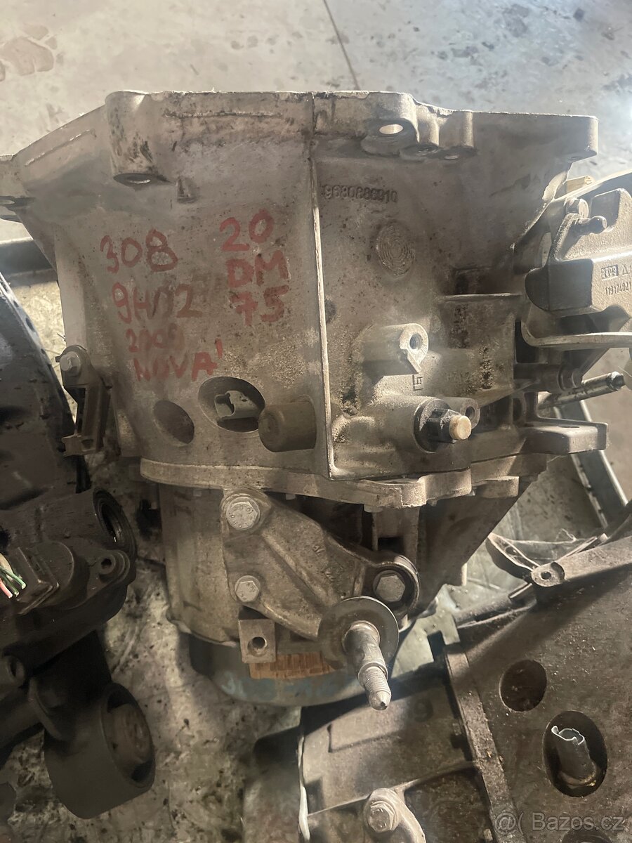 Prevodovka Peugeot 308, kód motoru 9H02
