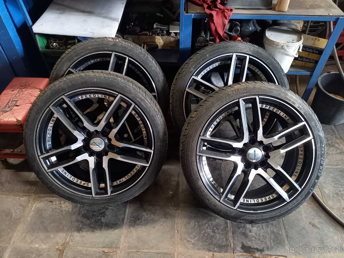 Sada Alu Ronal SL1 Imperatore  8x18 5x112, pneu 225/40 R18