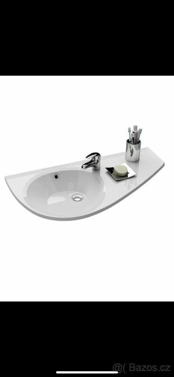 Umyvadlo Ravak Avocado 85x45 cm otvor pro baterii vpravo