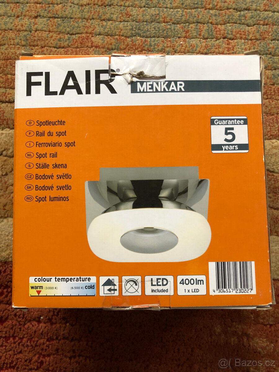 Designové bodové LED světlo Flair Menkar nové 5W 400lm 3000K