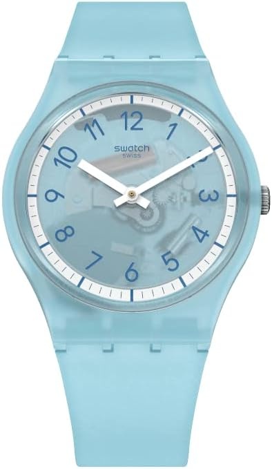 Nové dámské hodinky Swatch Lightblue Pay, PC 2 300,-