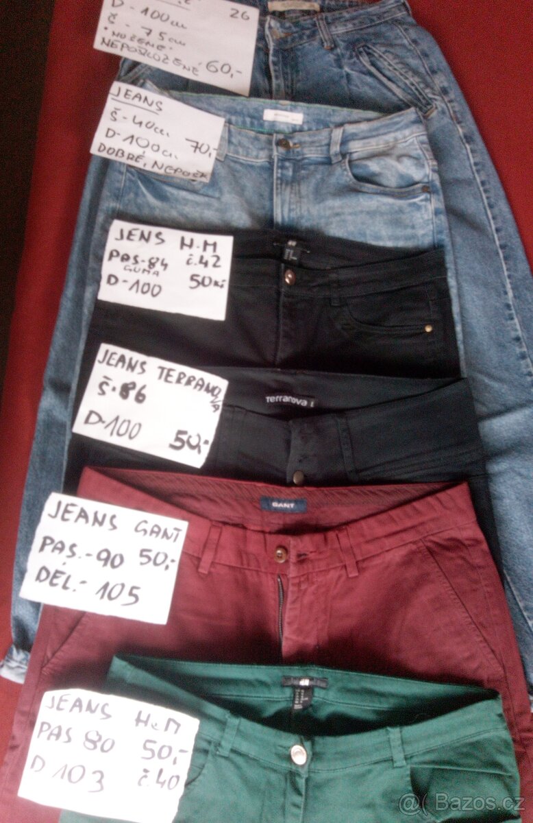 DÁMSKÉ JEANS