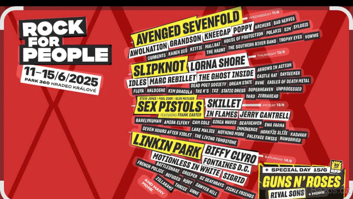 Vstupenka Junior Rock for people