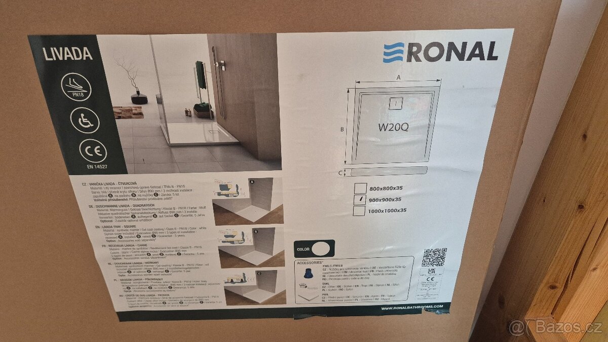 Sprchová vanička Ronal Livada