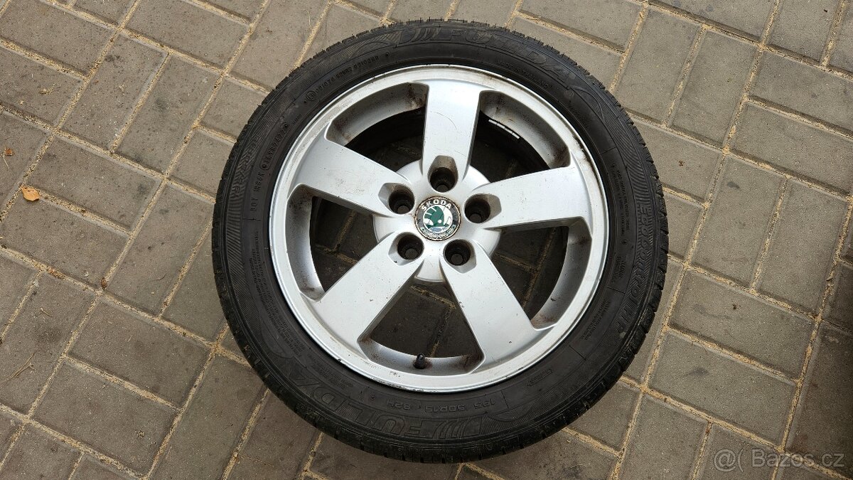 Letní Sada Alu 5x100 195/50 R15 Škoda Fabia