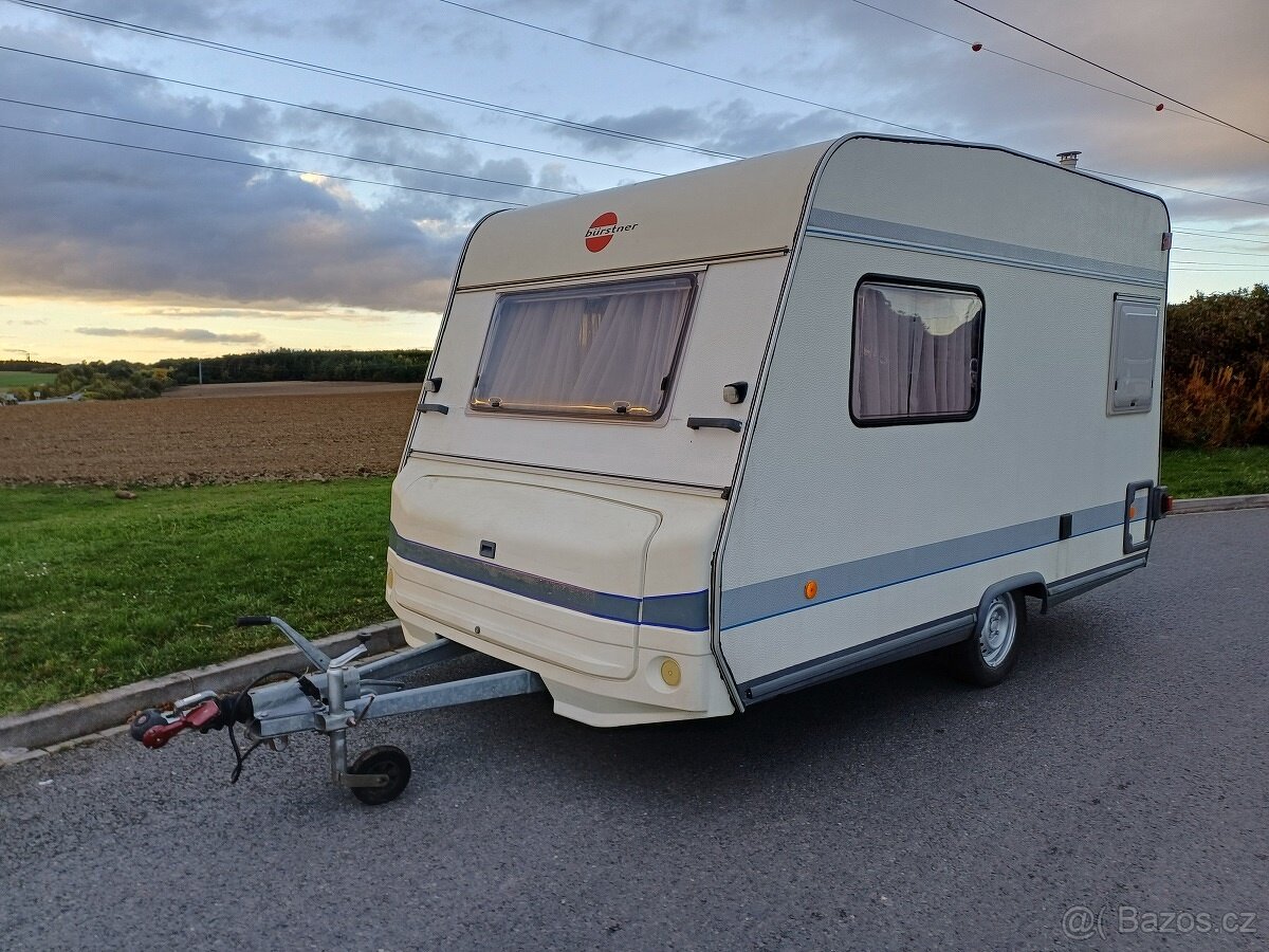 Karavan Bürstner + velký předstan + nová STK + 100 km/h