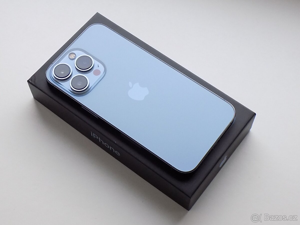 APPLE iPhone 13 Pro 128GB Sierra Blue - ZÁRUKA 12 MĚSÍCŮ