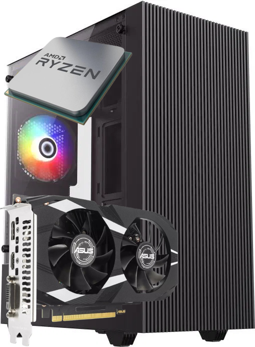 Herní PC Ryzen 5 / RTX / 16GB RAM / M.2 SSD