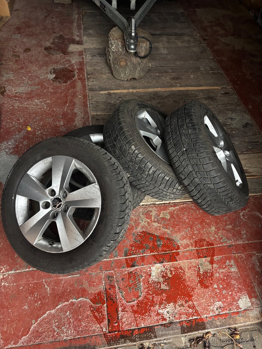ALU Škoda 5x100 185/60/15 zimní 8,2mm