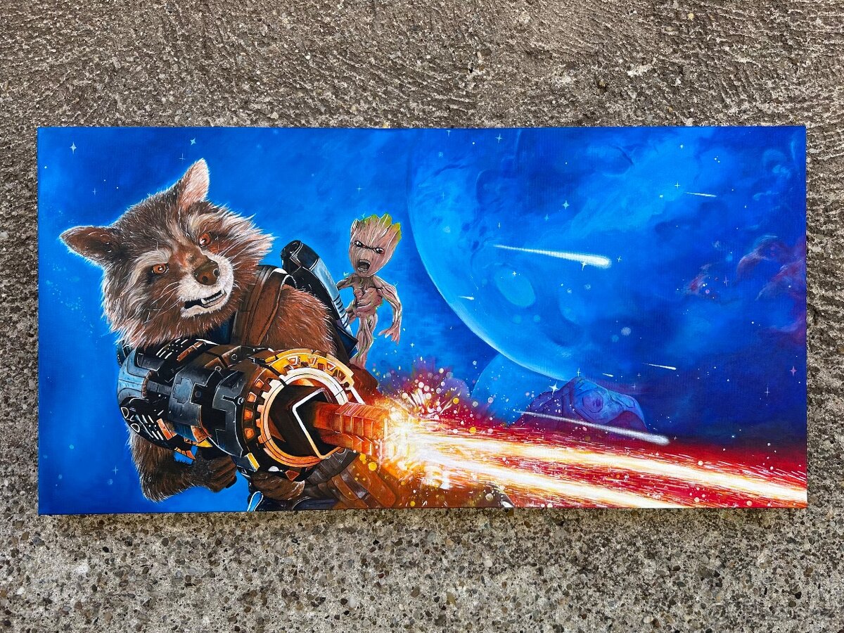 Ručne malovany obraz