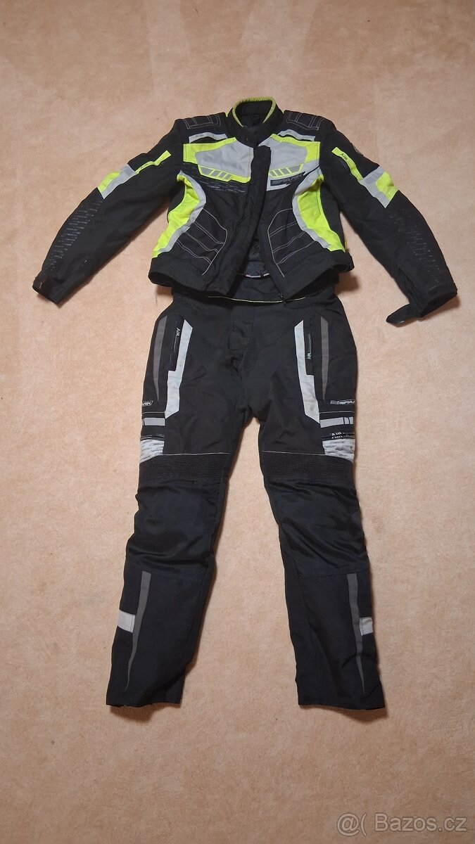 Moto kalhoty a bunda v top stavu