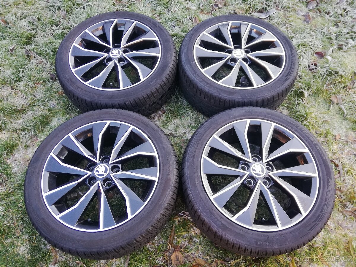 alu Škoda Rapid,Fabia III,zimní 215/45/16,alu 16" Italia