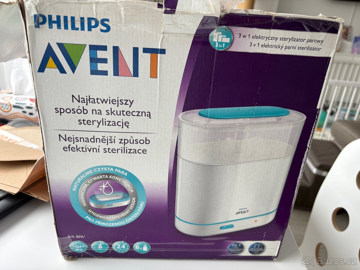Philips Avent elektrický parní sterilizátor 3v1