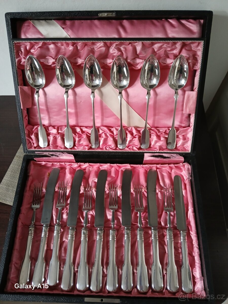 STAROZITNE STRIBRNE PRIBORY RAKOUSKO-UHERSKO