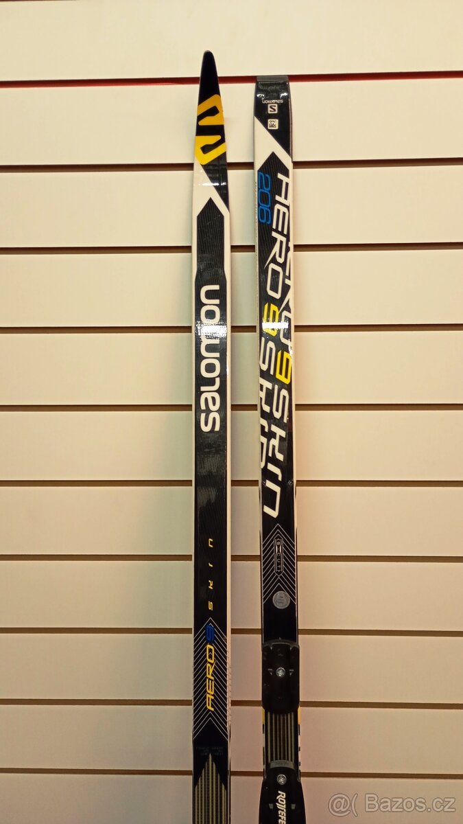 Nové běžky Salomon Aero Skin na NNN 206 cm