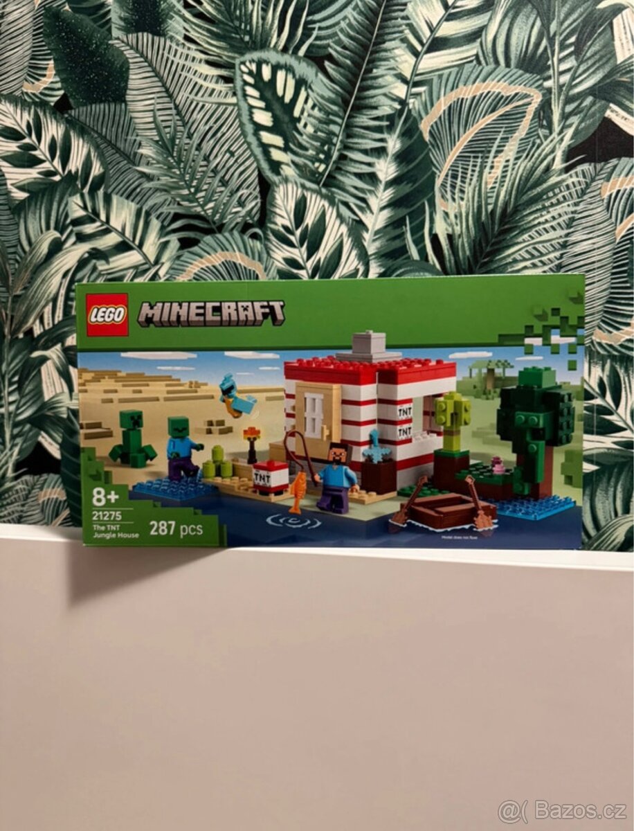 Lego Minecraft 21275 TNT dům v džungli