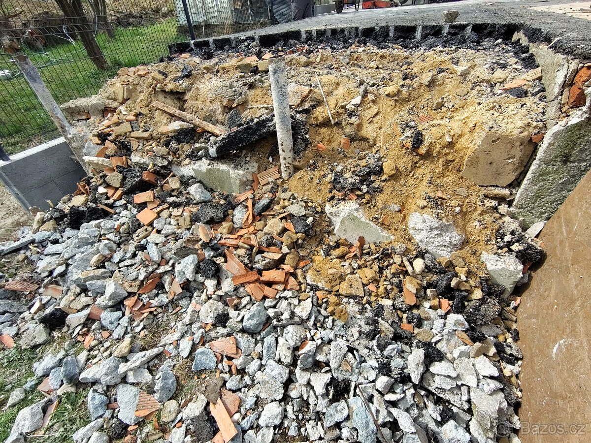 Stavební suť za odvoz