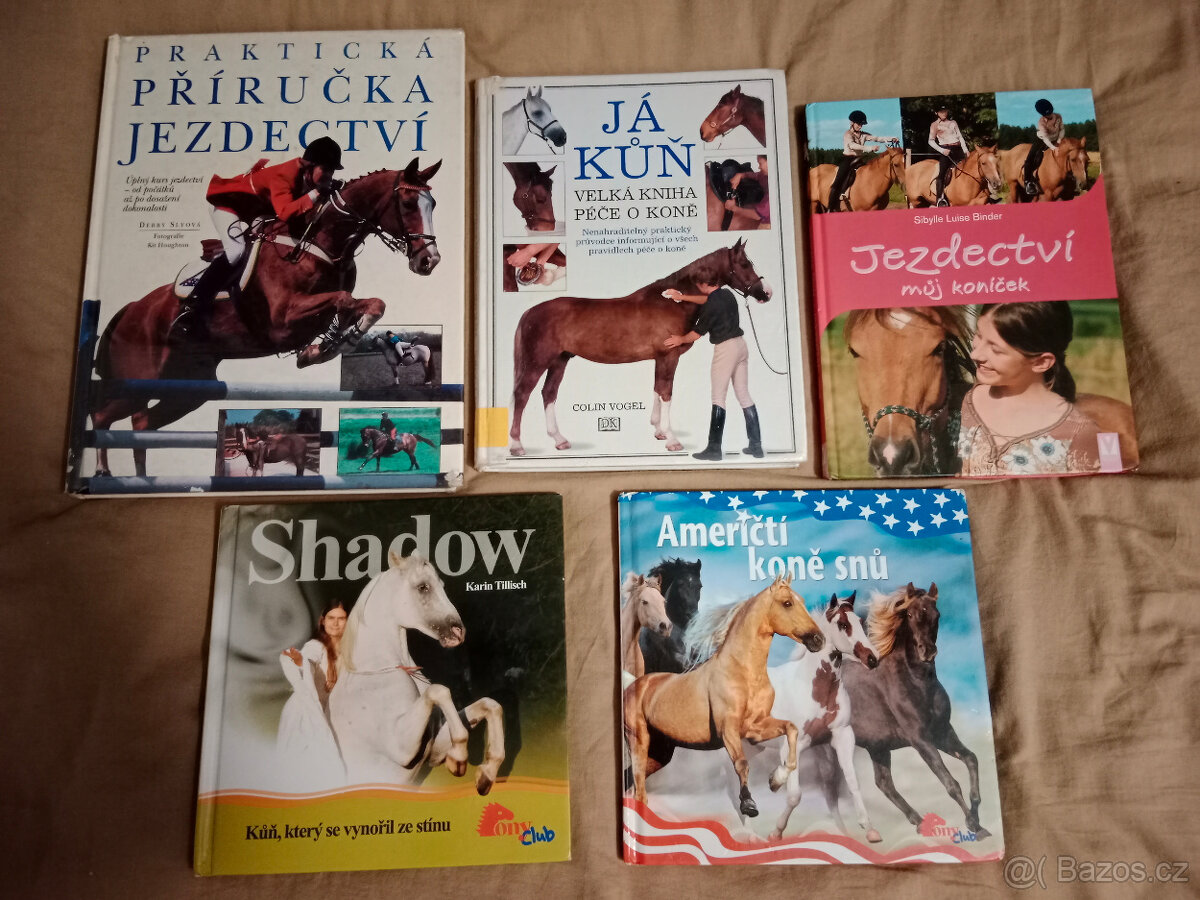 Knihy o koních (různé tituly)