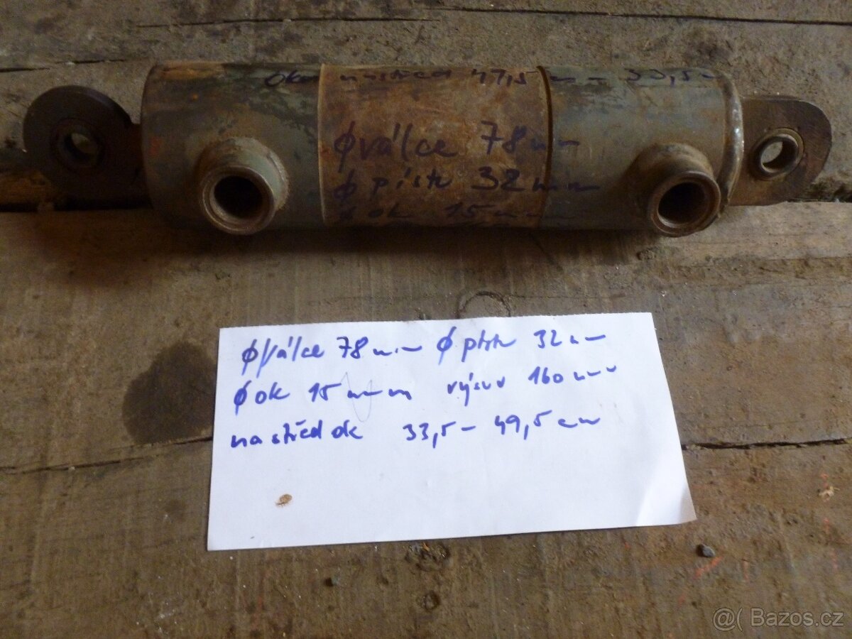 hydraulické válce dvoučinné