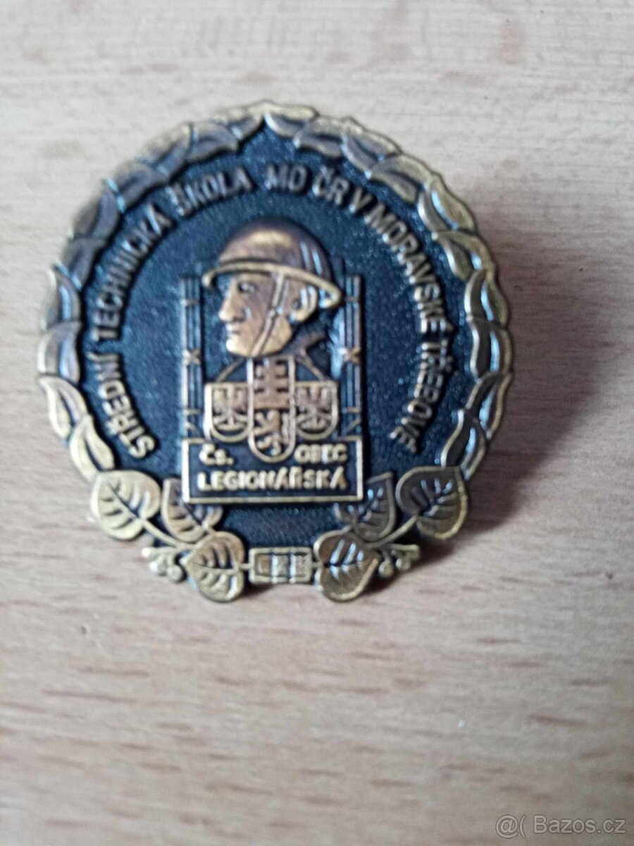 Odznak - Armáda AČR - Střední technická škola MO Moravská Tř