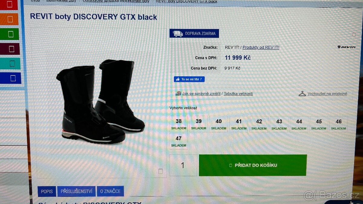 REVIT boty DISCOVERY GTX black