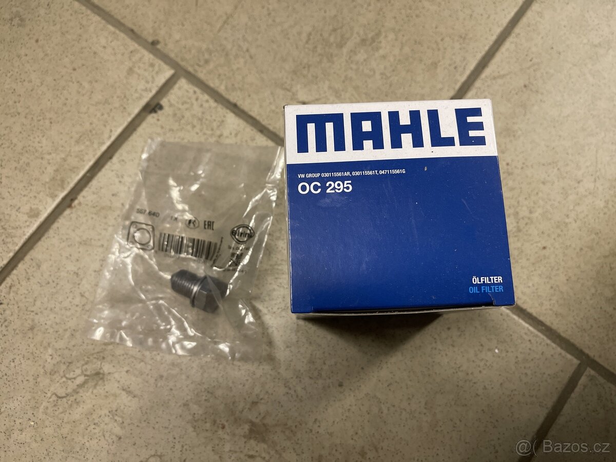 Olejový filtr MAHLE OC 295 + Zátka 567.640