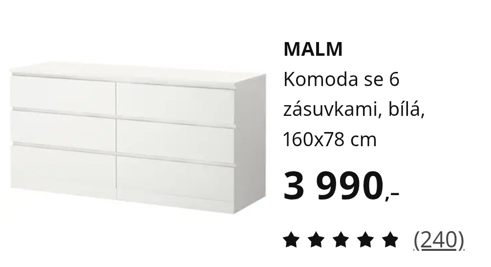 Komoda Malm