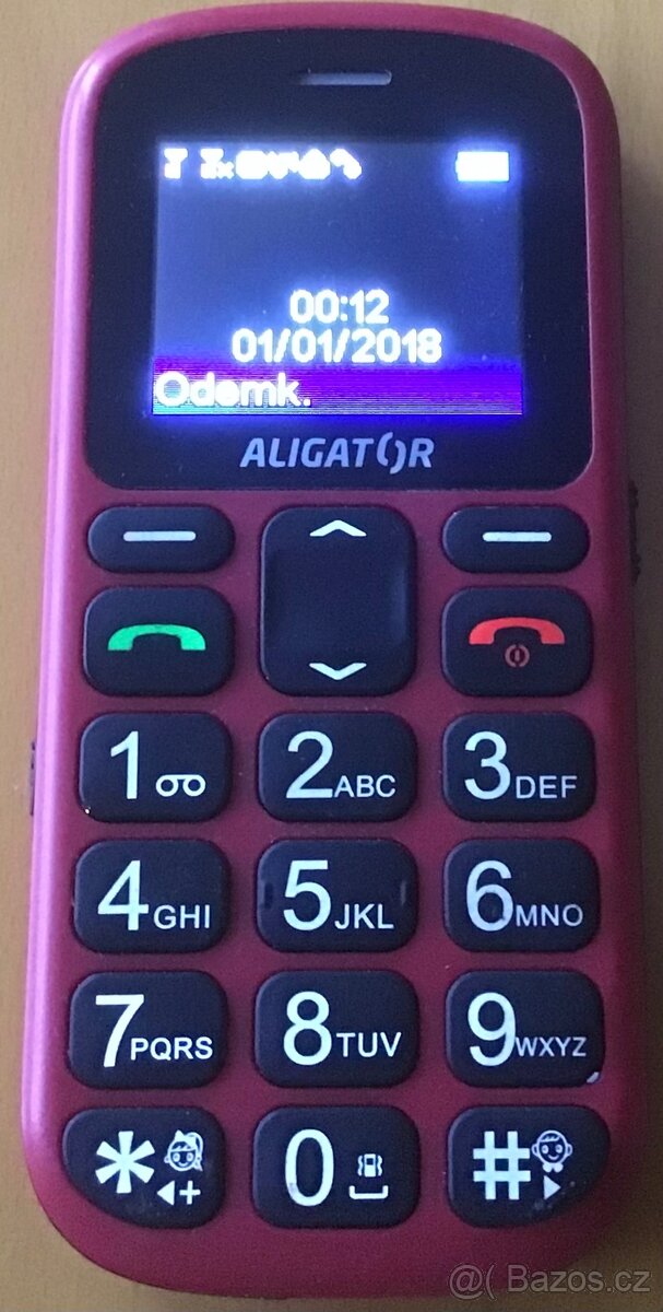 Aligátor A670 obyčejný mobil
