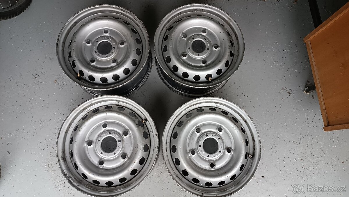 Prodám plechové disky na Forda 6,5xJx15x60, ET 41