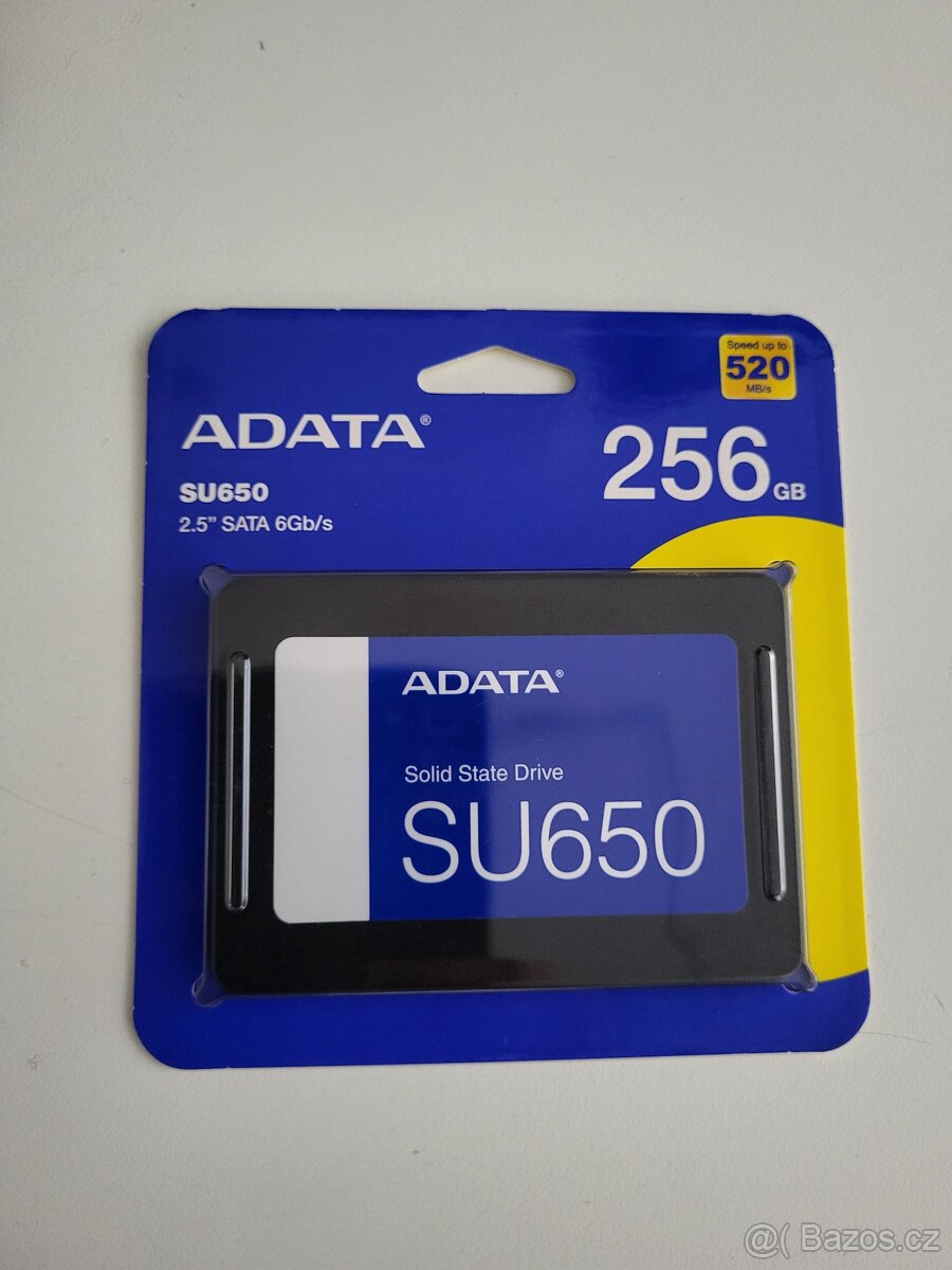 Nový SSD 256GB SATA3 záruka 3 roky