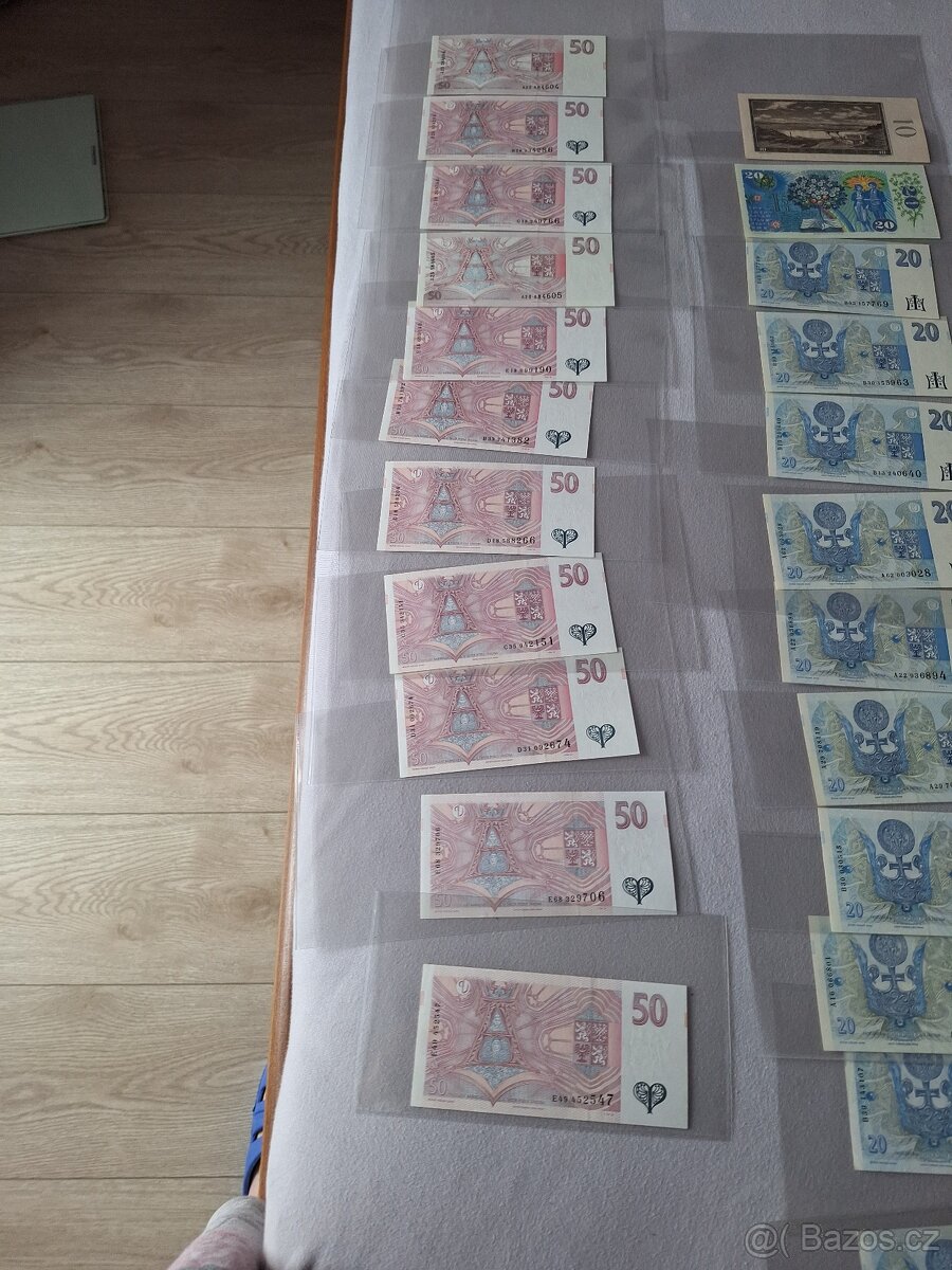 Bankovky UNC stav