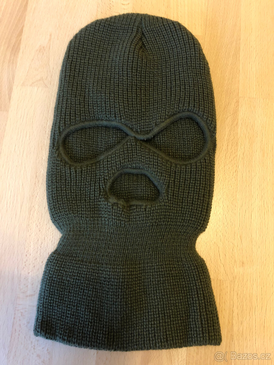 Vojenská kukla - čepice khaki