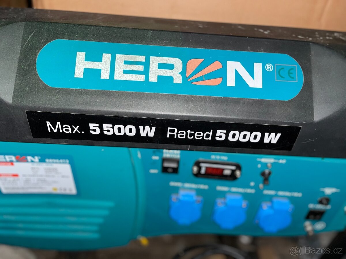 Elektrocentrála benzínová 13HP/5,5kW, pro svařování, podvoze