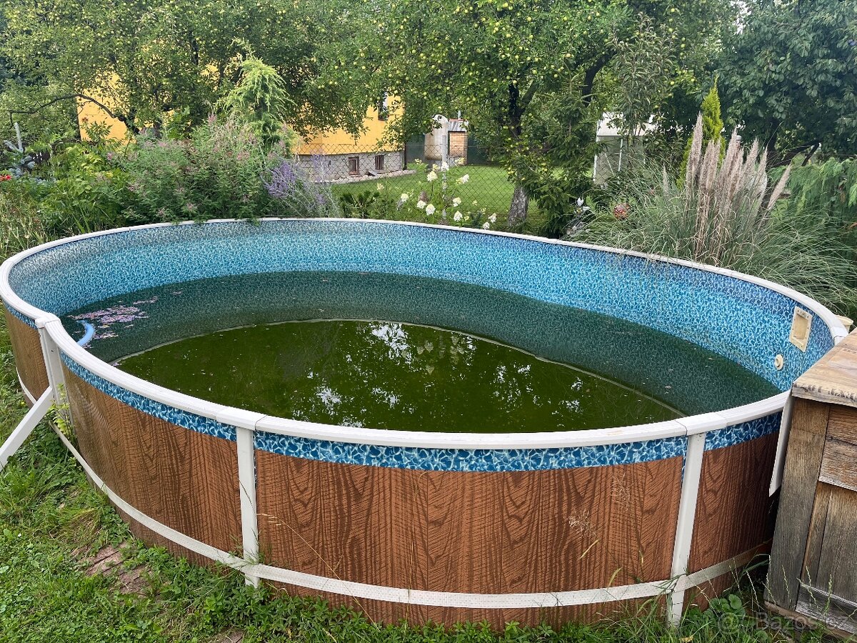 Bazén s příslušenstvím za odvoz 3x5m