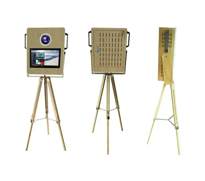 Fotokoutek Retro Dřevěná Dotyková Obrazovka 15,6" NOVINKA